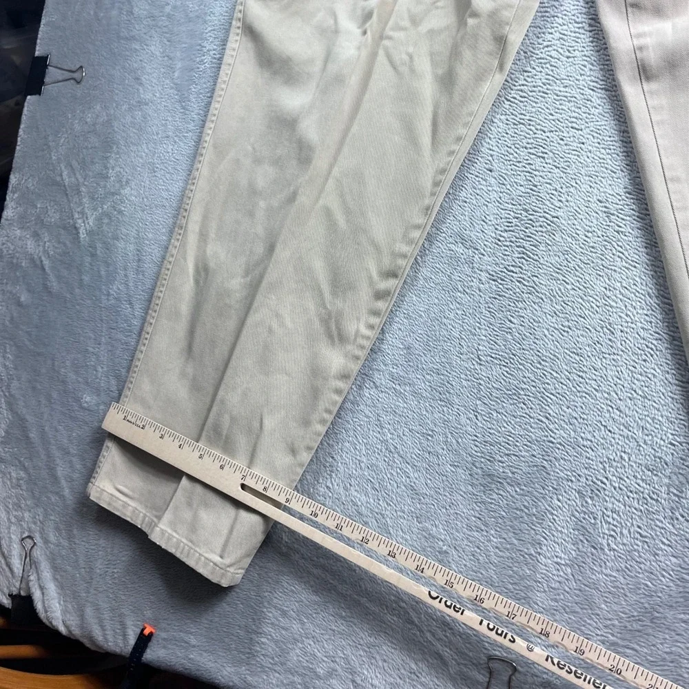 Polo Ralph Lauren Andrew Pant Mens 38x32 Tan Khaki‎ Pleated Chino Twill Trousers